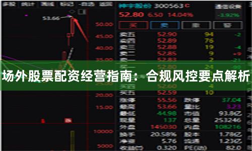 场外股票配资经营指南：合规风控要点解析